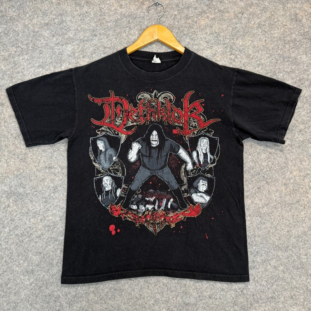Vintage Metalocalypse Dethklok Band‎ Tour T Shirt Adult Medium Graphic Y2K 2008